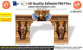 Dr. Babasaheb Ambedkar Jayanti Entry Arch Design | High-Quality Editable PSD File | Me Chitrakar | BAJBEK0325-7