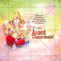 Elegant Ananta Chaturdashi Flyer Design in Marathi, Hindi, and English - High-Quality PSD  by Me Chitrakar