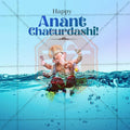 Attractive Ananta Chaturdashi Festival Banner in Marathi, Hindi, and English - PSD  by Me Chitrakar