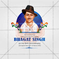 High-Quality Bhagat Singh Jayanti Festival Social Media Post in Marathi, Hindi, and English - PSD  by Me Chitrakar