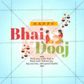 Creative Bhai Dooj, Bhaubeej editable Poster in Marathi, Hindi, and English - Editable PSD and JPG by Me Chitrakar