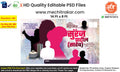 Birthday Wish Banner Marathi | Premium Editable PSD File - Mechitrakar | BWFB0425-15