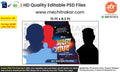 Birthday Wish Banner Marathi | Premium Editable PSD File - Mechitrakar | BWFB0425-2