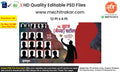 Birthday Wish Banner Marathi | Premium Editable PSD File - Mechitrakar | BWFB0425-7