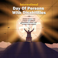 Attractive International Day of Persons with Disabilities editable Banner in Marathi, Hindi, and English - PSD and JPG by Me Chitrakar