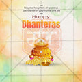 Beautiful Dhanteres Event Poster in Marathi, Hindi, and English - High-Quality Editable PSD by Me Chitrakar