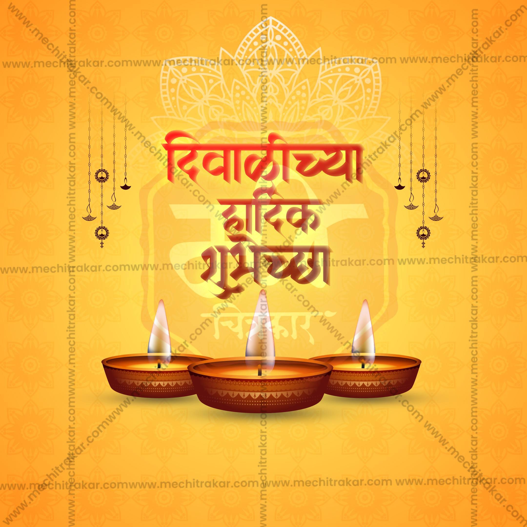 Diwali Social Media Template | Marathi PSD | Me Chitrakar 1024-14