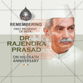 Dr. Rajendra Prasad Punyatithi Social Media Template | English PSD | Me Chitrakar 0225-2
