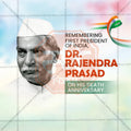 Dr. Rajendra Prasad Punyatithi Social Media Template | English PSD | Me Chitrakar 0225-6