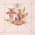 Stunning Mahaparinirvan Din, Dr. Bhimrao Ramji Ambedkar Death Anniversary, Dr. Babasaheb Ambedkar Punyatithi editable Banner in Marathi, Hindi, and English - Editable PSD and JPG by Me Chitrakar