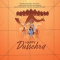 Stunning Dussehra Festival Banner in Marathi, Hindi, and English - Editable PSD  by Me Chitrakar