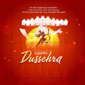 Beautiful Dussehra Event Poster in Marathi, Hindi, and English - High-Quality Editable PSD  by Me Chitrakar