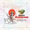 High-Quality Dussehra Festival Flyer in Marathi, Hindi, and English - Editable PSD  by Me Chitrakar