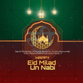 High-Quality Eid E Milad Festival Social Media Post in Marathi, Hindi, and English - PSD  by Me Chitrakar