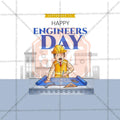 High-Quality Engineer's Day Festival Social Media Post in Marathi, Hindi, and English - PSD  by Me Chitrakar