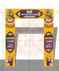 Navratri Welcome Arch Kamaan Designs - Fully Editable PSD Files by Mechitrakar | MWK0824-27