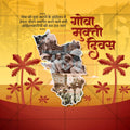High-Quality Goa Liberation Day editable Flyer in Marathi, Hindi, and English - Editable PSD and JPG by Me Chitrakar