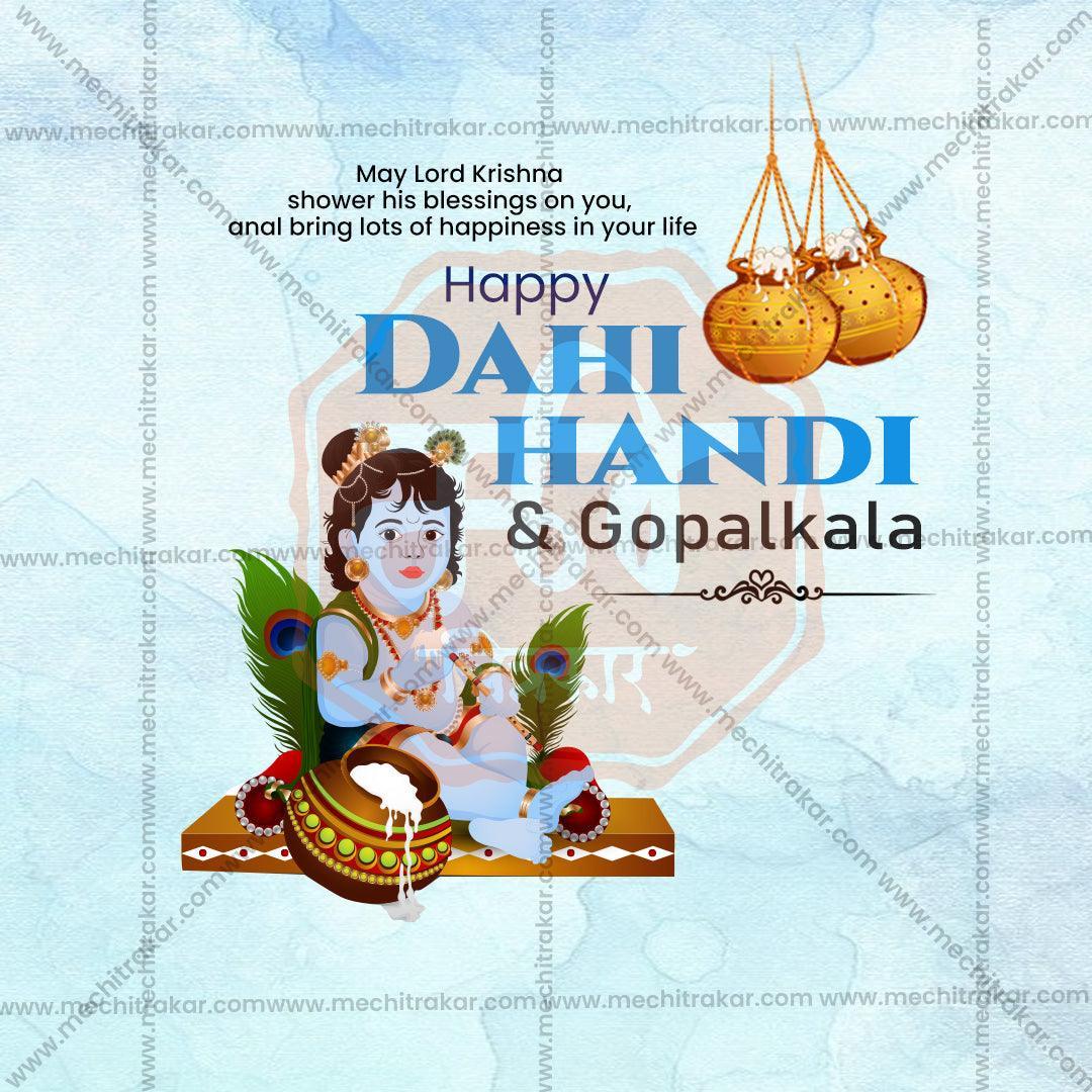 High-Quality Gopalakala Festival Social Media Post in Marathi, Hindi, and English - PSD  by Me Chitrakar