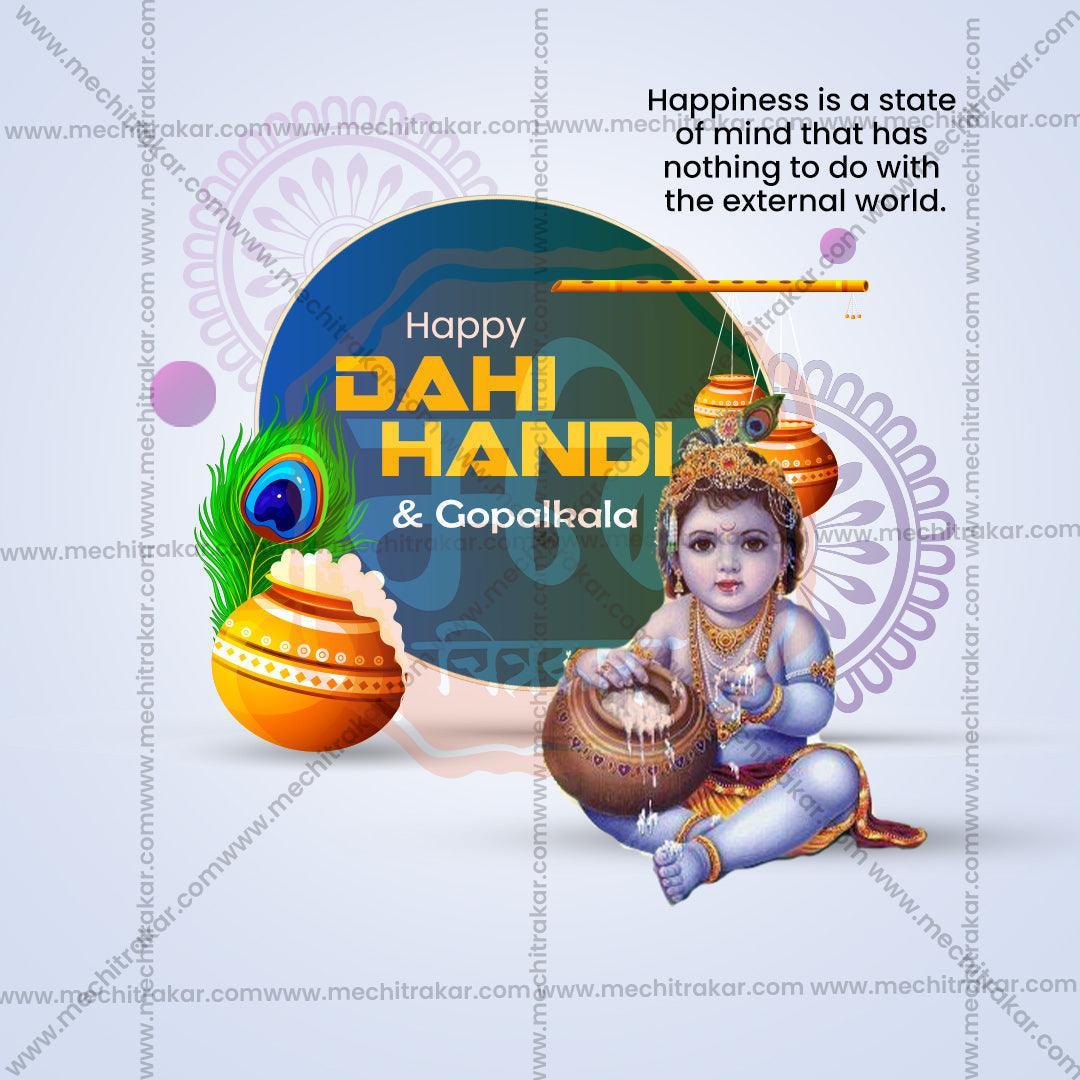 High-Quality Gopalakala Festival Flyer in Marathi, Hindi, and English - Editable PSD  by Me Chitrakar