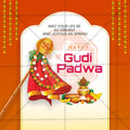 Gudi Padwa Social Media Template | English PSD | Me Chitrakar 0325-5