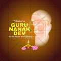 Professional Guru Nanak Punyatithi Template Design for Social Media in Marathi, Hindi, and English - PSD  by Me Chitrakar