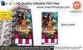 Hanuman Janmotsav Wish Banner | Premium Editable PSD File - Mechitrakar | HJWFB0425-3