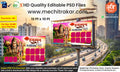 Hanuman Janmotsav Wish Banner | Premium Editable PSD File - Mechitrakar | HJWFB0425-8
