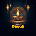 Diwali Social Media Template | English PSD | Me Chitrakar 1024-9