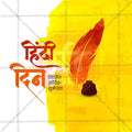 High-Quality Hindi Day Festival Social Media Post in Marathi, Hindi, and English - PSD  by Me Chitrakar
