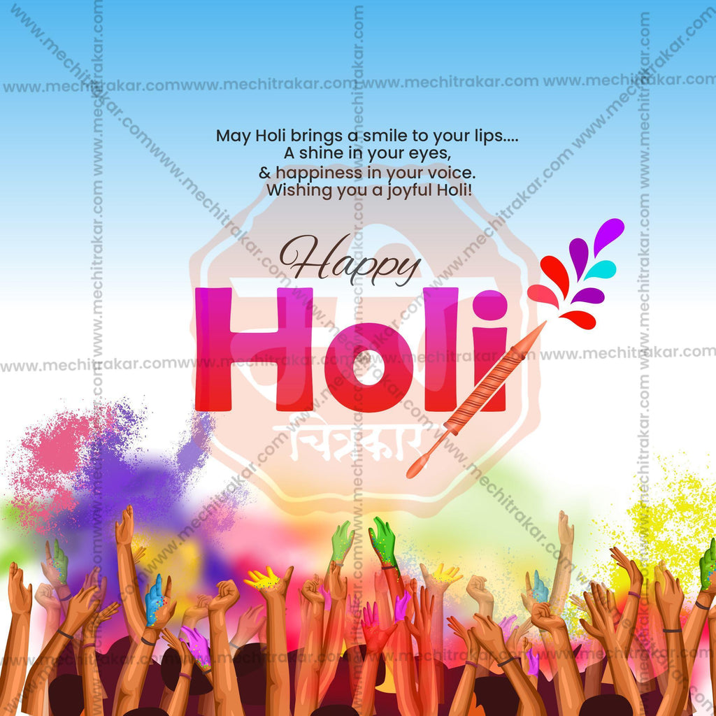 Holi Social Media Templates | 10 PSD Bundle No.1 (English) | Me Chitrakar-0325