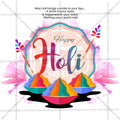 Holi Social Media Template | English PSD | Me Chitrakar 0325-5