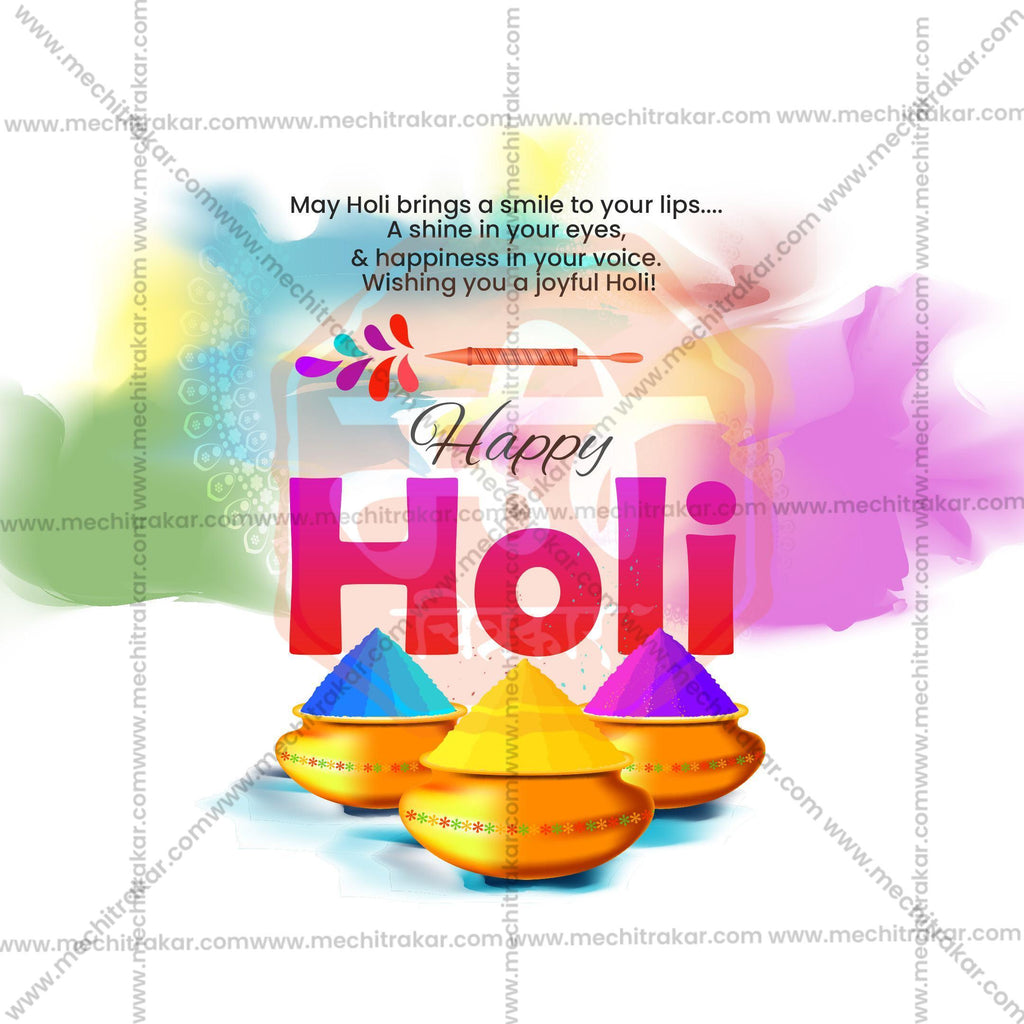 Holi Social Media Templates | 10 PSD Bundle No.1 (English) | Me Chitrakar-0325
