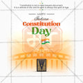 Beautiful Constitution Day , National Law Day Event Poster in Marathi, Hindi, and English - High-Quality Editable PSD and JPG by Me Chitrakar