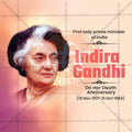 Creative Indira Gandhi Death Anniversary Festival Poster in Marathi, Hindi, and English - Editable PSD by Me Chitrakar