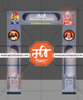 Majestic Welcome Arch Kamaan Designs - Fully Editable PSD Files by Mechitrakar | MWK0824-18