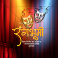 High-Quality Marathi Rangbhumi Din editable Social Media Post in Marathi, Hindi, and English - PSD  by Me Chitrakar