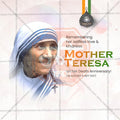 High-Quality Mother Teresa Punyatithi Festival Flyer in Marathi, Hindi, and English - Editable PSD  by Me Chitrakar