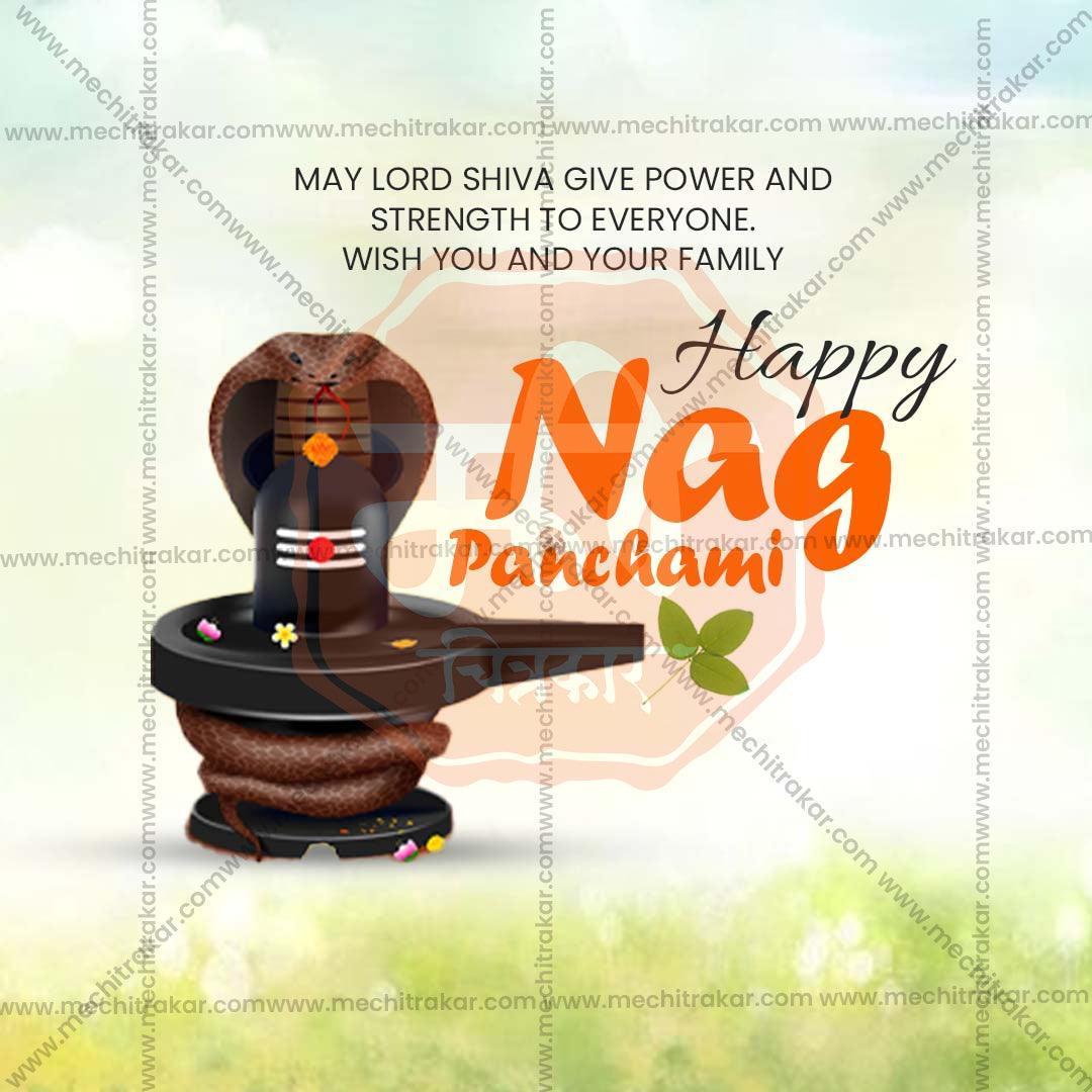 Editable Naga Panchami PSD file for social media