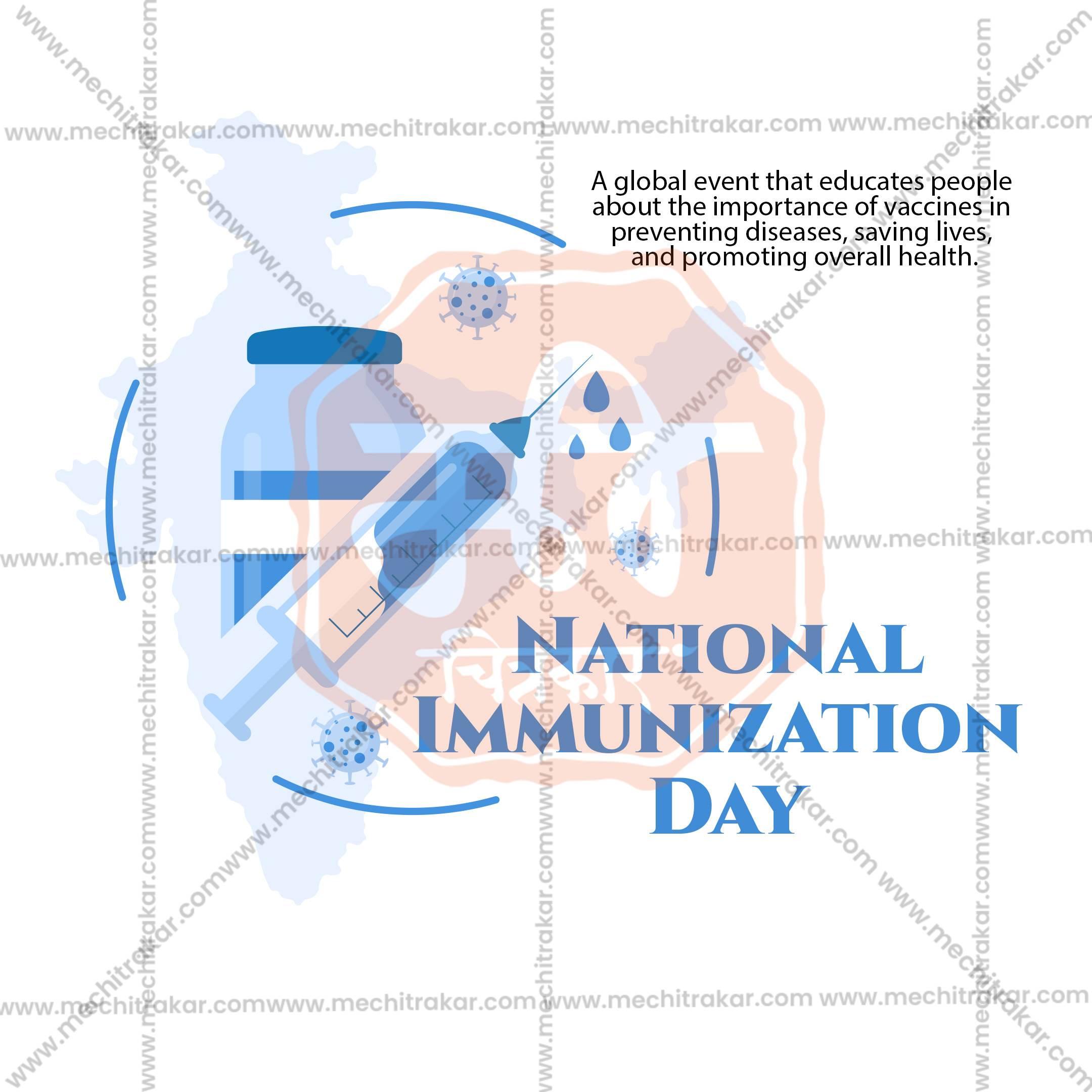 National Immunization Day Social Media Template | English PSD | Me Chitrakar 0325-10
