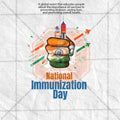 National Immunization Day Social Media Template | English PSD | Me Chitrakar 0325-3
