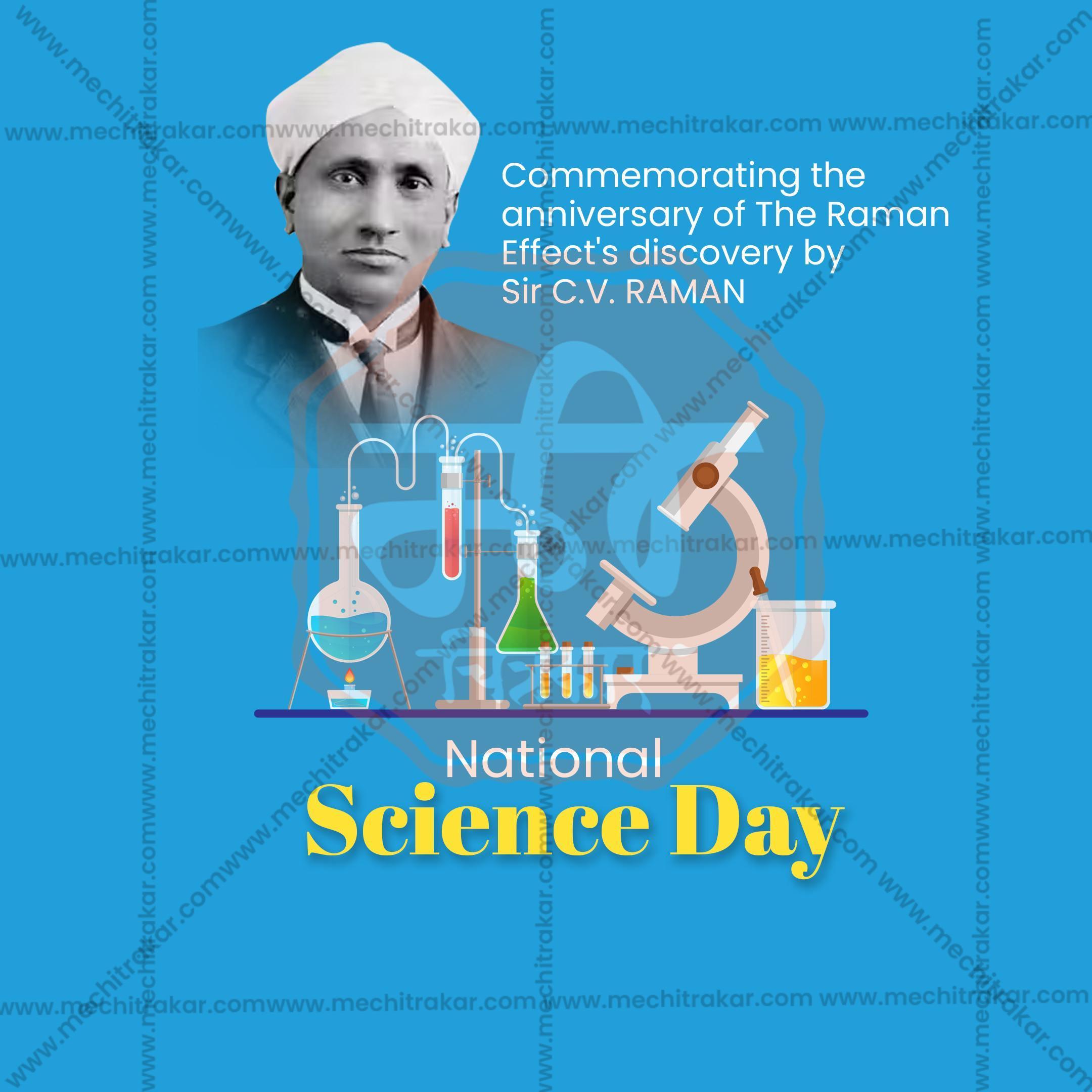 National Science Day Social Media Template | English PSD | Me Chitrakar 0225-2