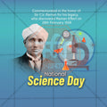 National Science Day Social Media Template | English PSD | Me Chitrakar 0225-7
