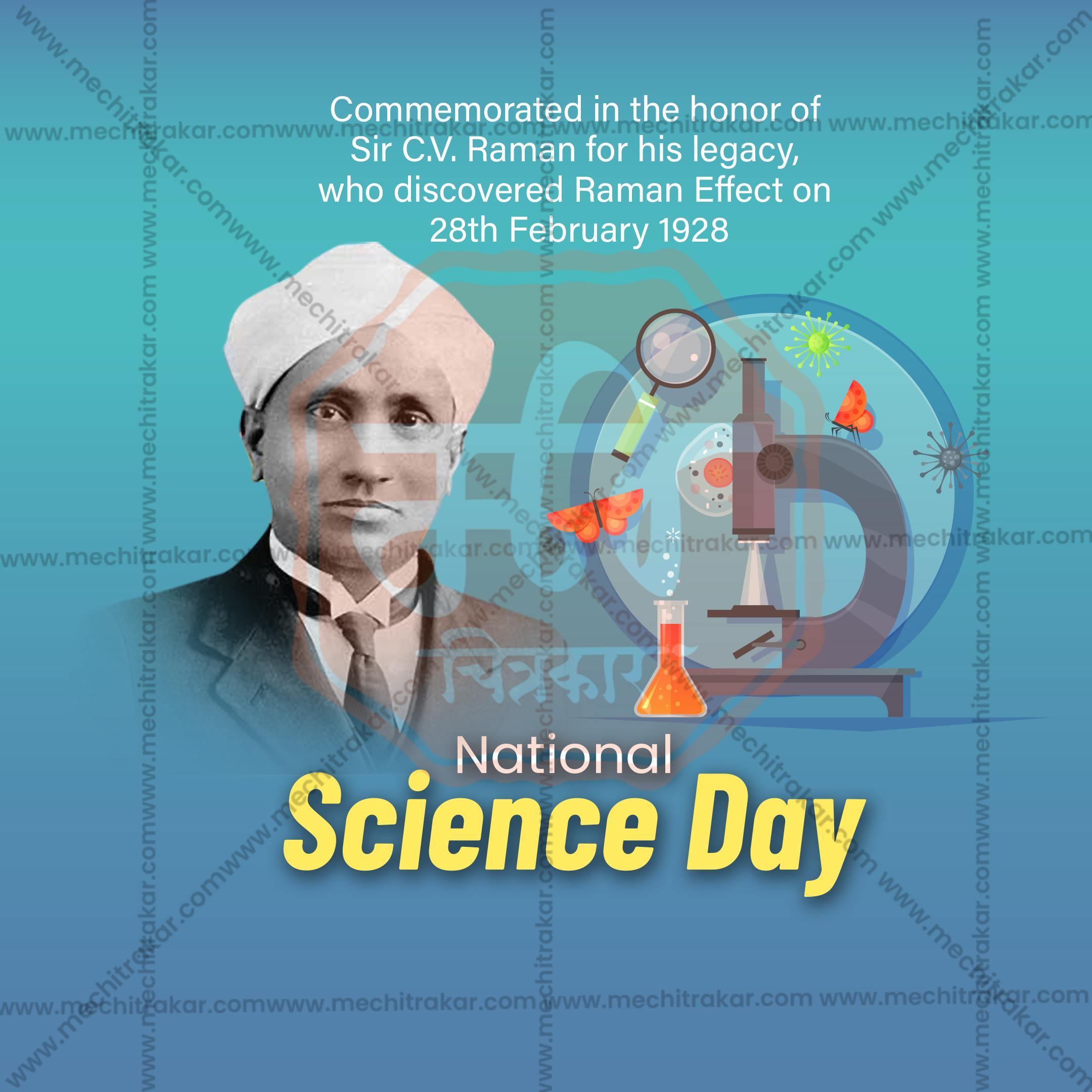 National Science Day Social Media Template | English PSD | Me Chitrakar 0225-7
