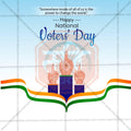 Stunning National Voters' Day editable Banner in Marathi, Hindi, and English - Editable PSD and JPG by Me Chitrakar