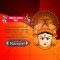 Red Color | Navratri 9 Colors Social Media Template | English PSD | Me Chitrakar 1024-2