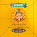 Peacock Green Color | Navratri 9 Colors Social Media Template | English PSD | Me Chitrakar 1024-8