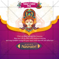 Navratri 9 Colors Social Media PSD & JPG Bundle No:1 | (10 PSD & 10 JPG): English Templates
