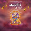Stunning Navratri Festival Banner in Marathi, Hindi, and English - Editable PSD  by Me Chitrakar
