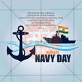 Beautiful Navy Day Event Poster in Marathi, Hindi, and English - High-Quality Editable PSD and JPG by Me Chitrakar