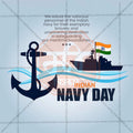 Attractive Navy Day editable Banner in Marathi, Hindi, and English - PSD and JPG by Me Chitrakar
